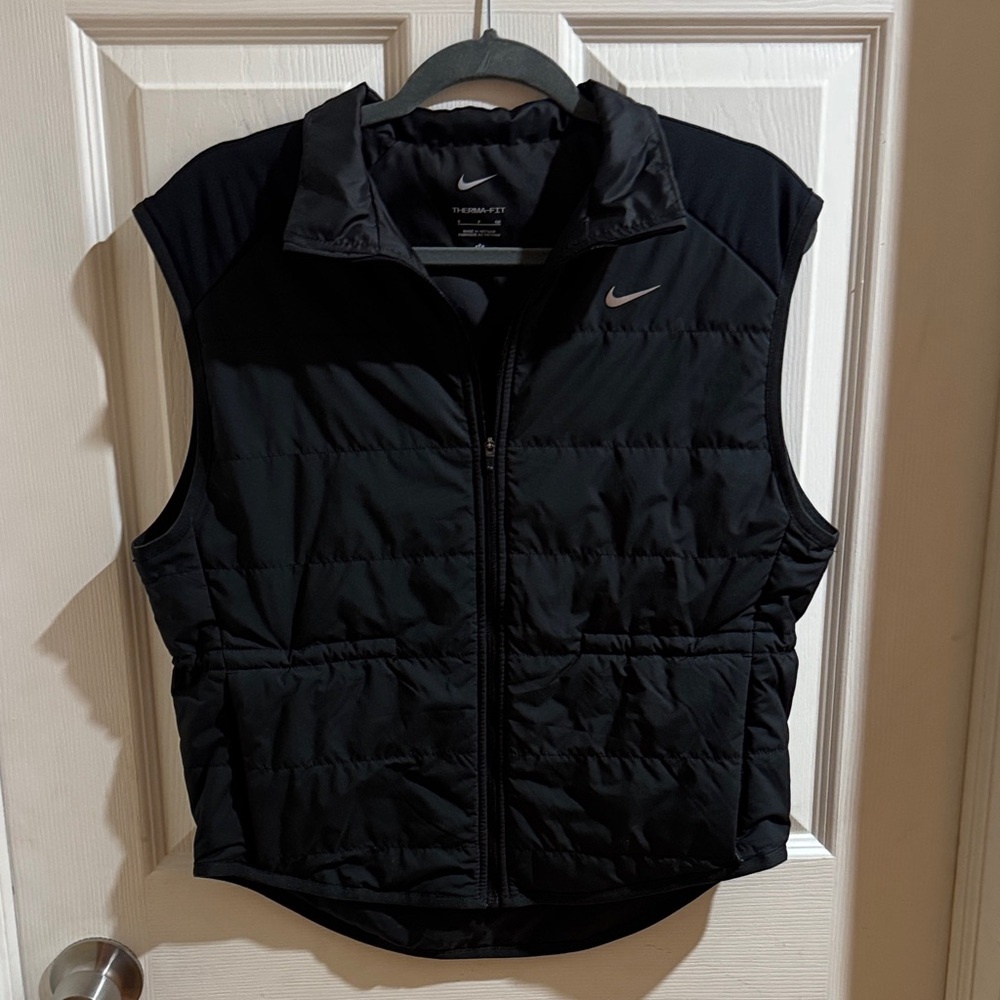 Nike Black Quilted Vest